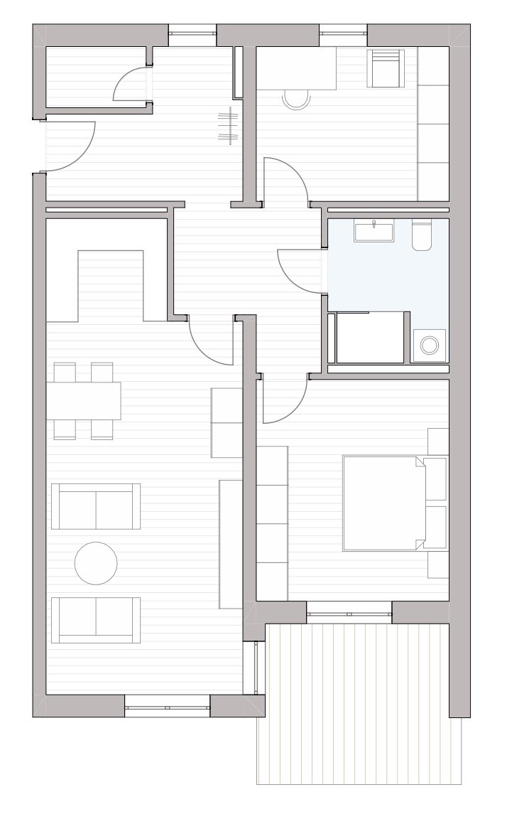 Immobilienangebot - Regensburg / Reinhausen - Alle - WE03 | Neubau: Großzügige 3-Zimmer-Wohnung mit Terrasse in Regensburg-Reinhausen.