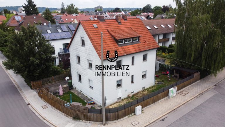Immobilienangebot - Regensburg - Alle - Grundstück mit Altbestand für ein EFH, DH oder MFH im Regensburger Westen.