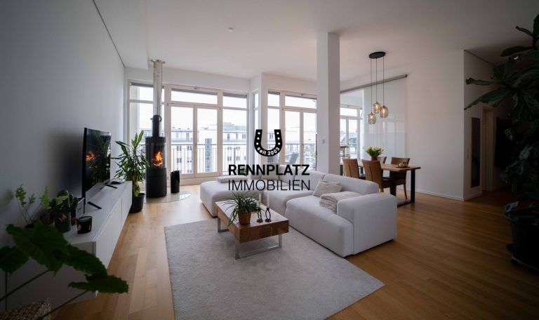 Immobilienangebot - Berlin - Alle - Luxus-Penthouse in Berlin-Mitte mit Dachterrasse, Kamin und 360-Grad-Skylineblick!