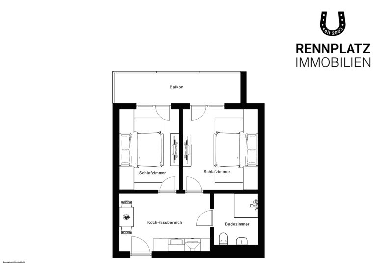 Immobilienangebot - Regensburg - Alle - Neuwertige und möblierte 2,5-Zimmer-Wohnung mit Balkon im Inneren Westen. Frei.