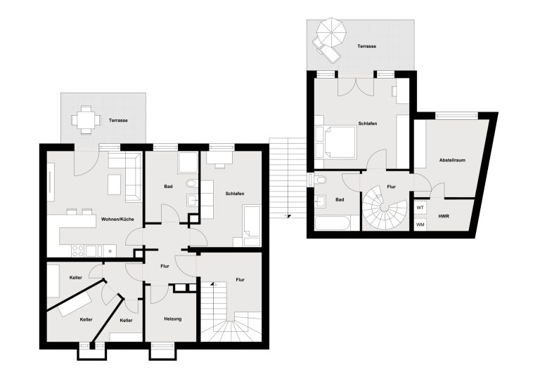 Immobilienangebot - Regensburg - Alle - Gepflegtes MFH mit 4 Wohnungen in ruhiger Lage von Regensburg.