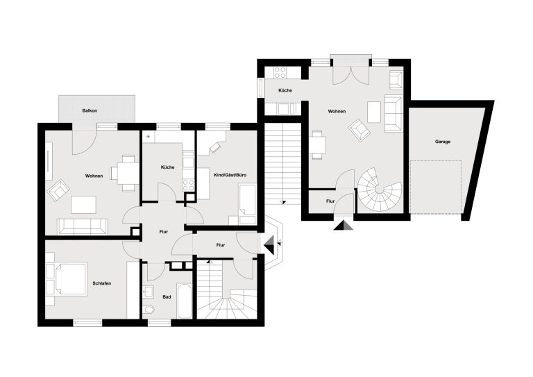 Immobilienangebot - Regensburg - Alle - Gepflegtes MFH mit 4 Wohnungen in ruhiger Lage von Regensburg.