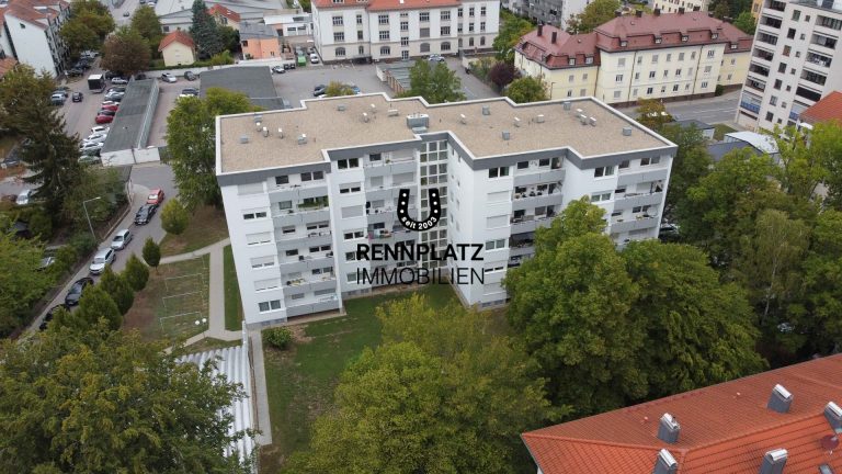 Immobilienangebot - Regensburg - Alle - Ruhig gelegene 3-Zimmer-Wohnung mit Süd-Loggia und abschließbarem Stellplatz.