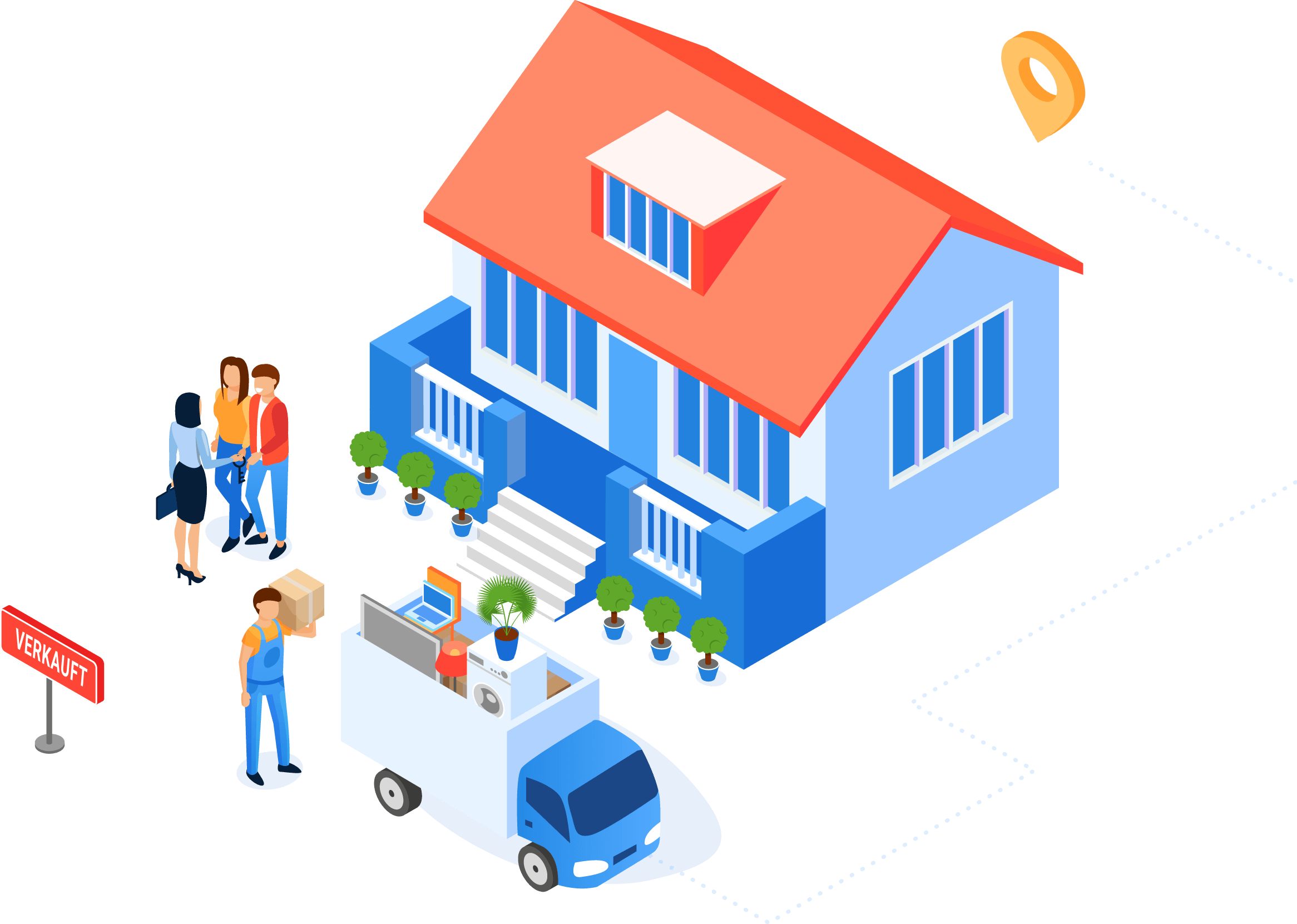 Van Döllen - Grafik Immobilienverkauf