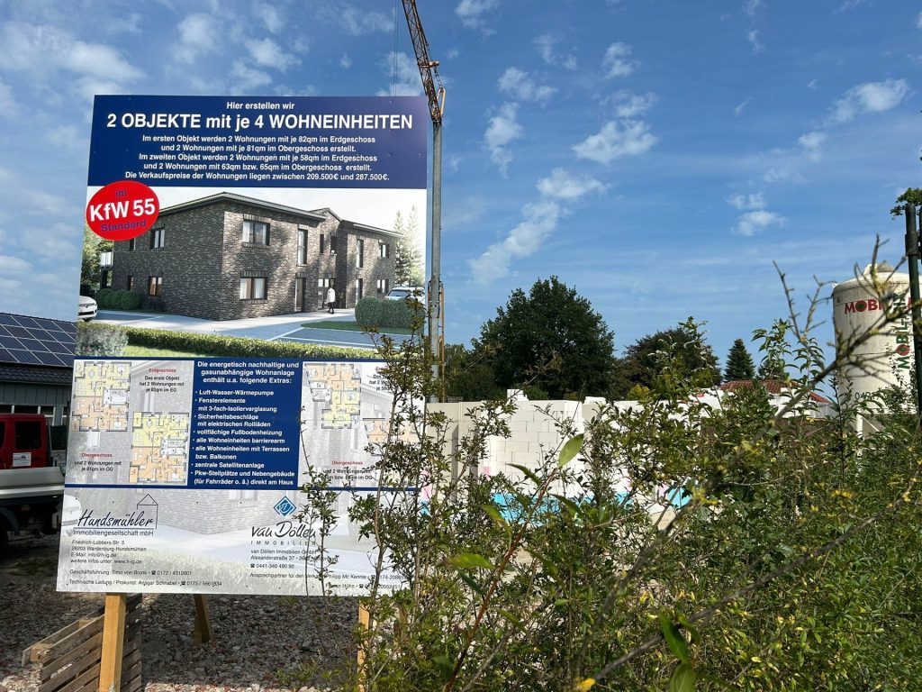 Immobilienangebot - Großenkneten - Wohnen - Hochwertige Eigentumswohnungen in Großenkneten: Ideal für Eigennutzer und Kapitalanleger!