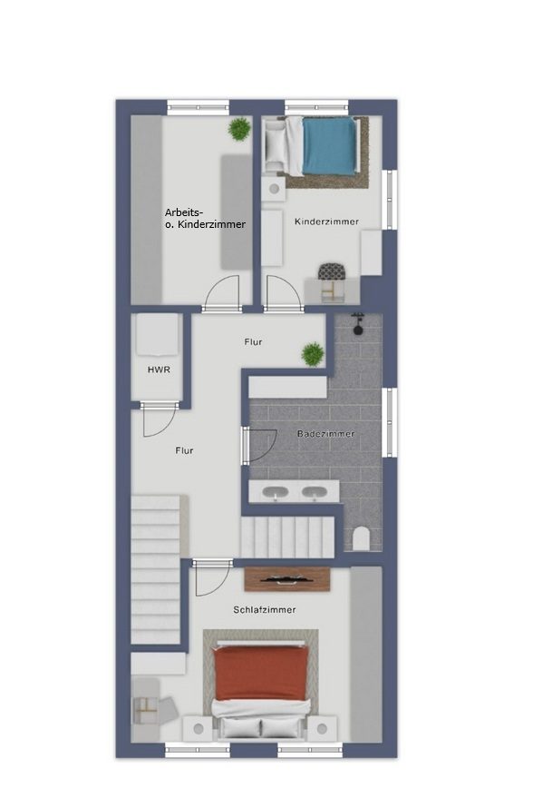 Immobilienangebot - Oldenburg - Wohnen - Moderne Doppelhaushälfte mit 7 Zimmern am Bürgerbusch zu verkaufen!