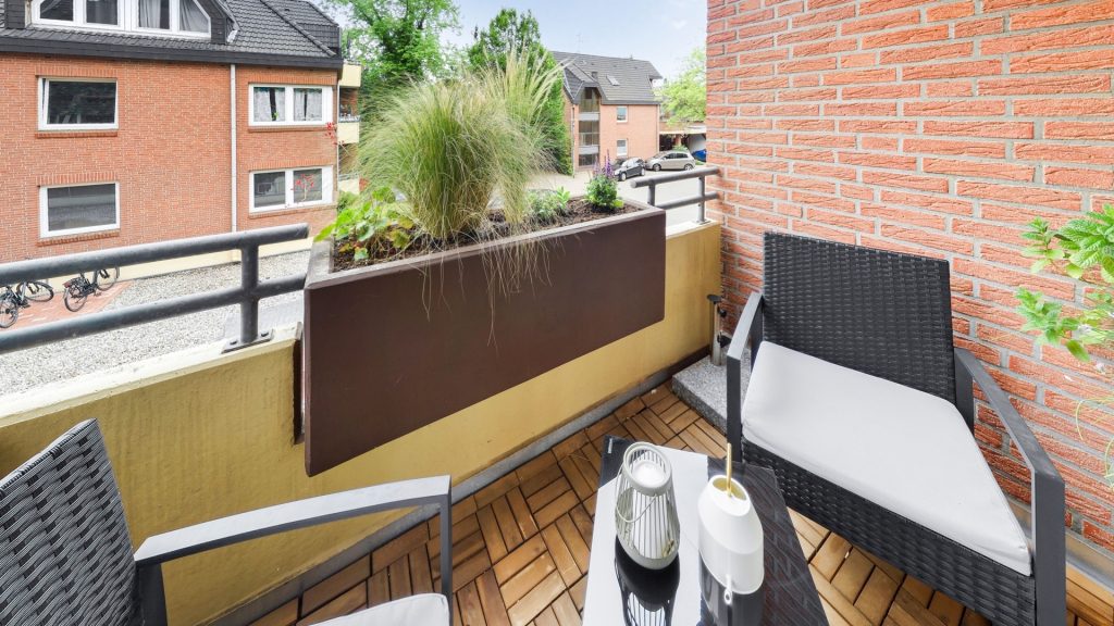 Immobilienangebot - Oldenburg - Wohnen - Gut geschnittene 1-Zimmer-Wohnung mit Balkon und Tiefgarage im beliebtem Stadtteil Eversten