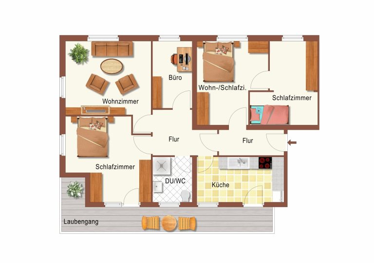 Immobilienangebot - Oldenburg - Wohnen - Frisch renovierte 4,5-Zimmer-Wohnung mit Blick auf den Eversten Holz zu vermieten!