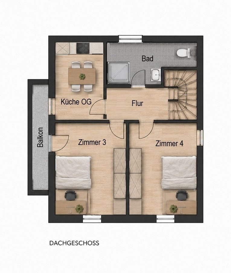Immobilienangebot - Oldenburg - Wohnen - Erstbezug nach Renovierung – moderne 4er-WG in einem freistehenden Einfamilienhaus – Inklusivmiete!