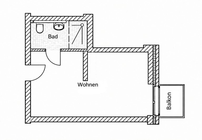 Immobilienangebot - Oldenburg / Donnerschwee - Wohnen - Modernes Wohnen in guter Lage – gemütliche 1-Zimmer-Wohnung!