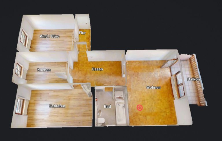 Immobilienangebot - Neumarkt in der Oberpfalz - Alle - tolle 3,5-ZIMMER-WOHNUNG in zentraler Lage - komplett renoviert
