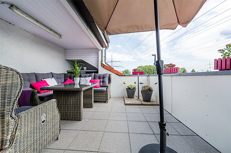 Immobilienangebot - Gelsenkirchen - Alle - Fantastischer Ausblick! Großzügiges Penthouse mit Terrasse in Gelsenkirchen-Beckhausen!