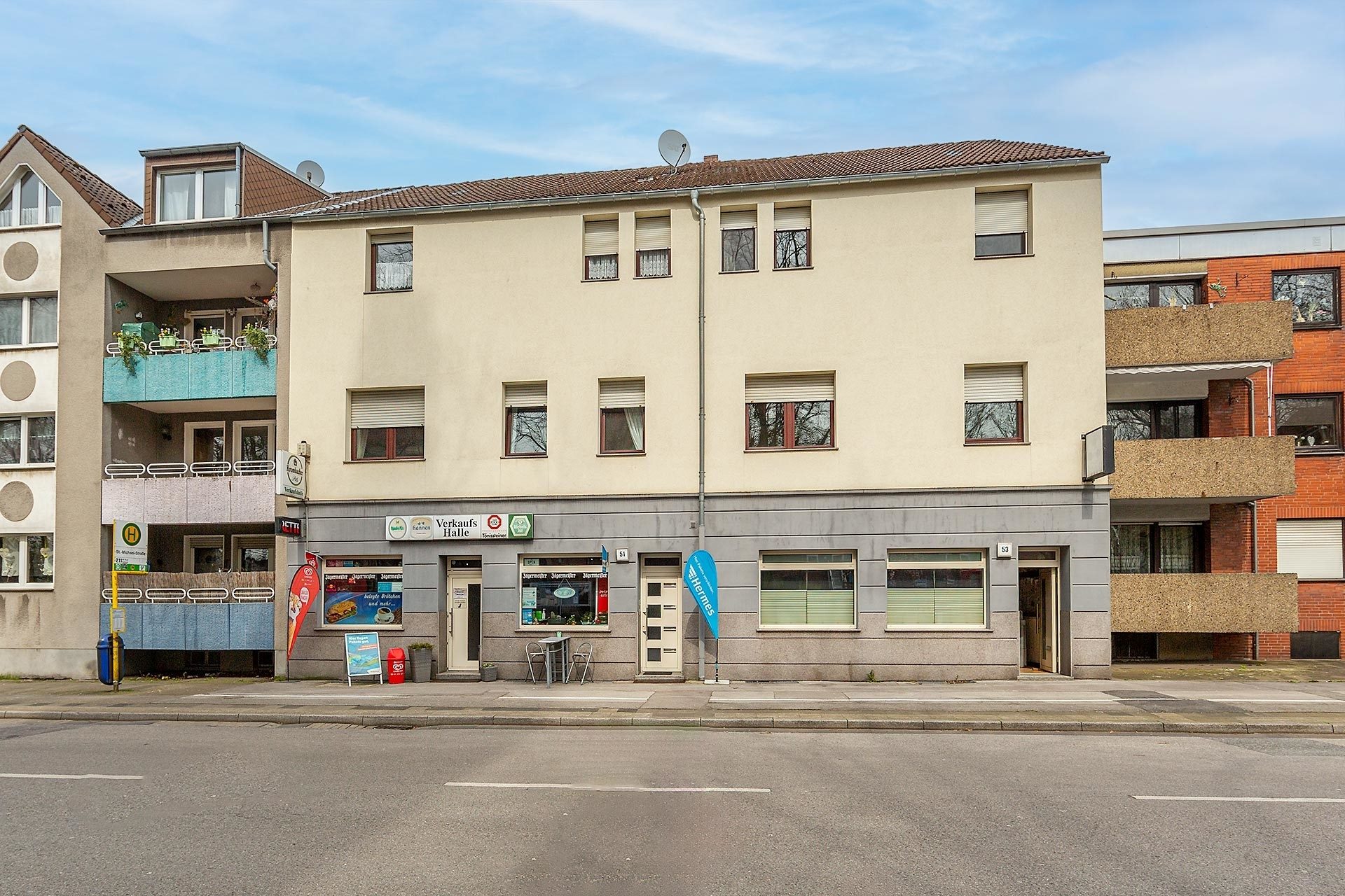 Immobilienangebot - Gelsenkirchen - Alle - Wohn- und Geschäftshaus mit langjährigen Mietern in Gelsenkirchen-Hassel