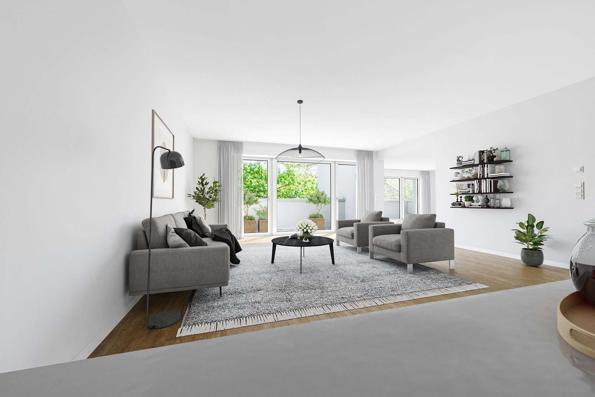 Immobilienangebot - Gelsenkirchen - Alle - Sanierte Mietwohnung mit 2 Loggien am Stadtgarten!– www.HUNDT.IM