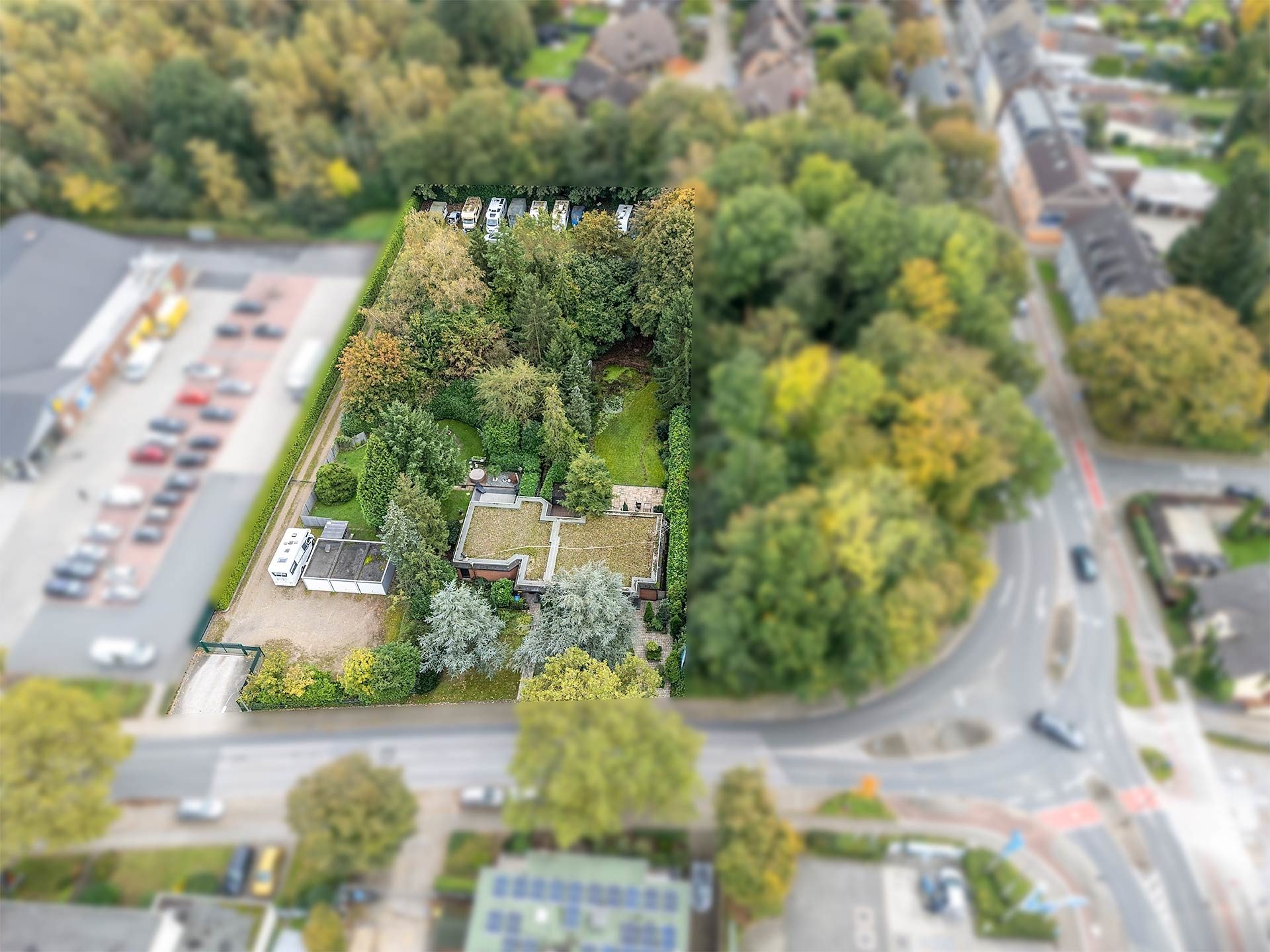 Immobilienangebot - Gelsenkirchen - Häuser - Teilbebautes Gewerbegrundstück mit Zweifamilienhaus-Bungalow!