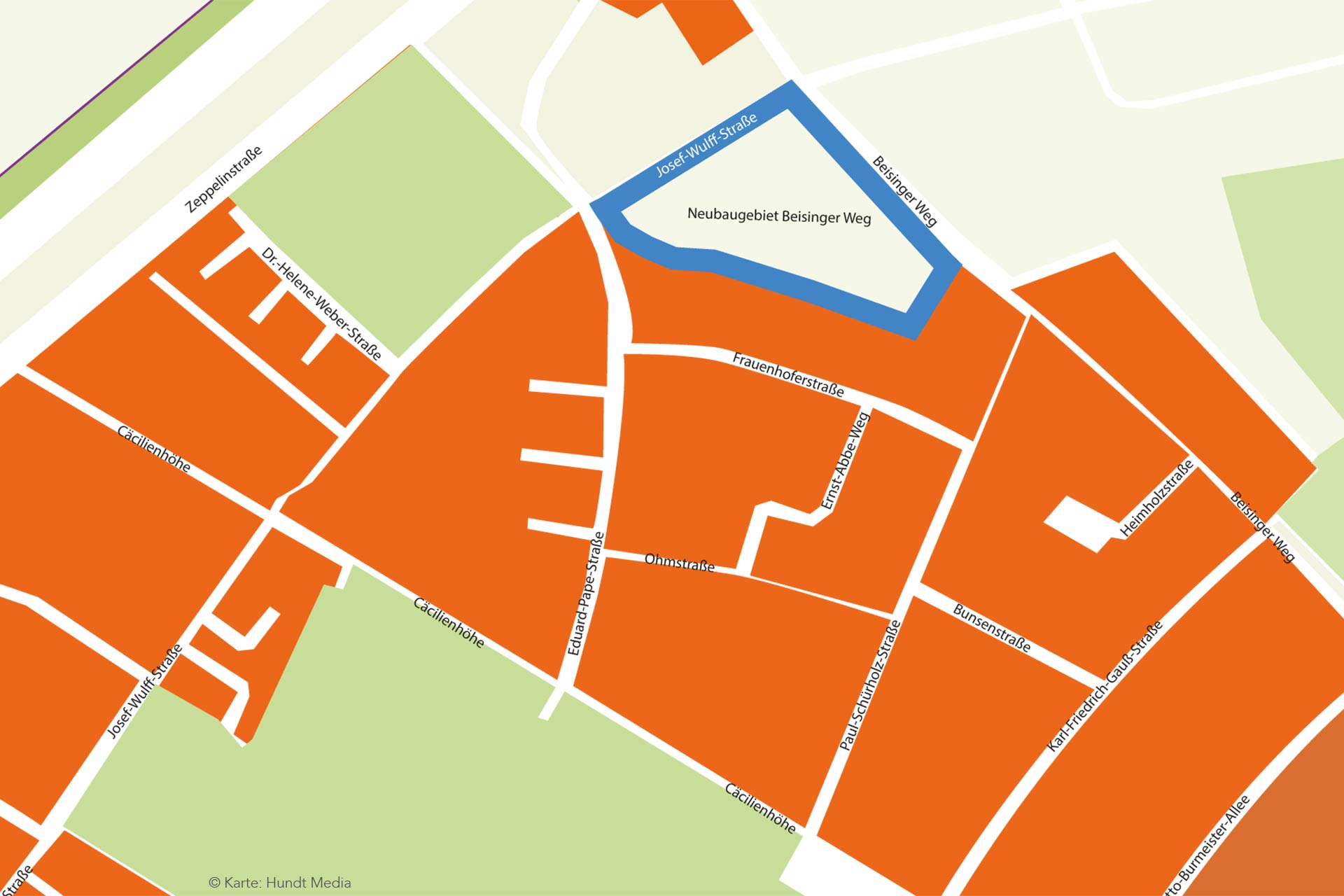 Neubaugebiet Beisinger Weg Recklinghausen-Nordviertel