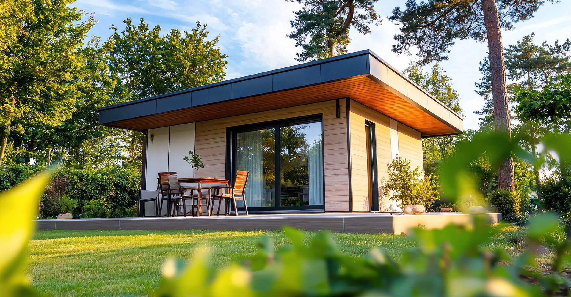 Hier sehen Sie ein echtes Tiny House in Gelsenkirchen an der Marina Graf-Bismarck