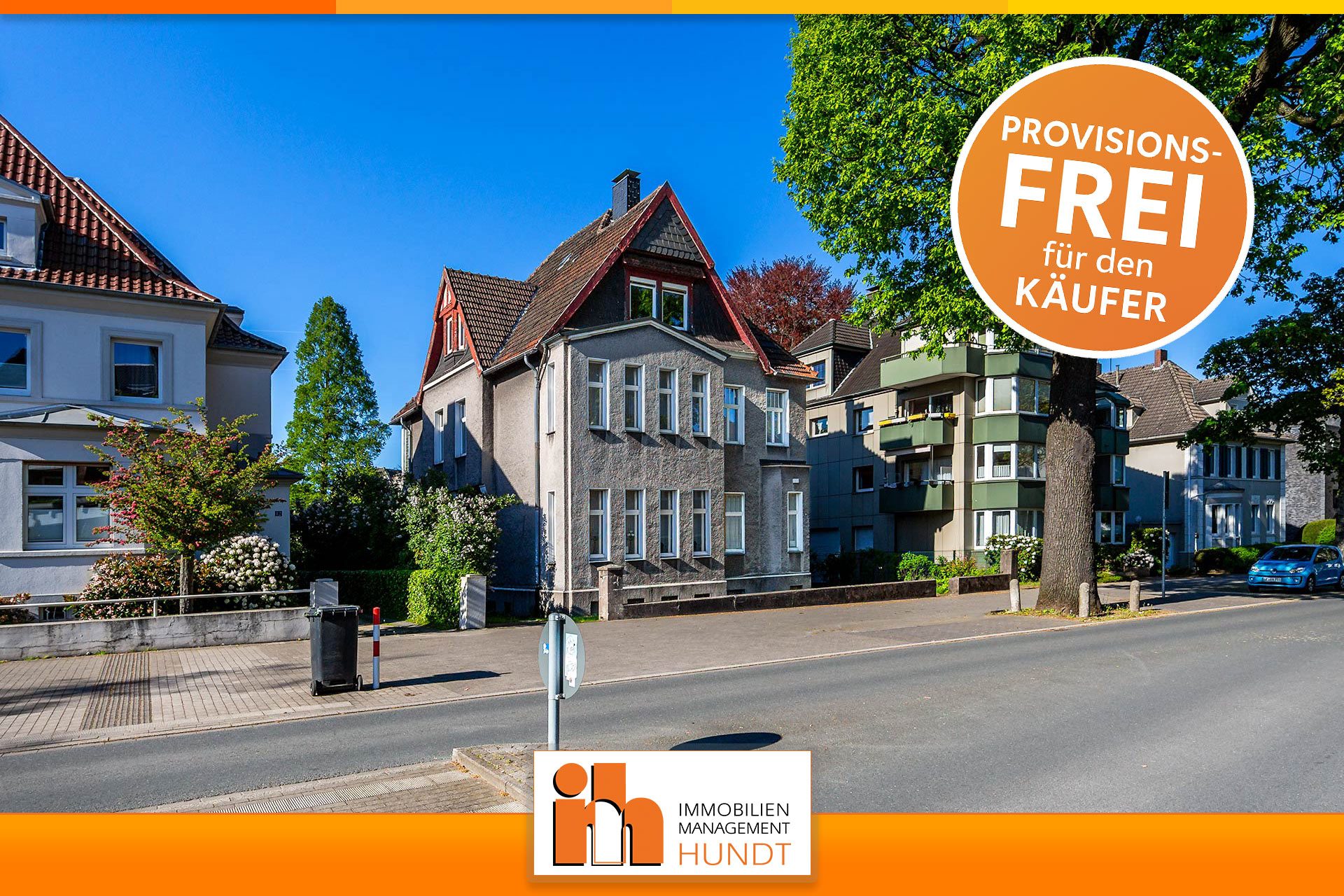 Immobilienangebot - Gelsenkirchen / Buer - Häuser - Historische Stadtvilla auf 1.500 m² Grundstück – vielseitig nutzbar mit drei Einheiten