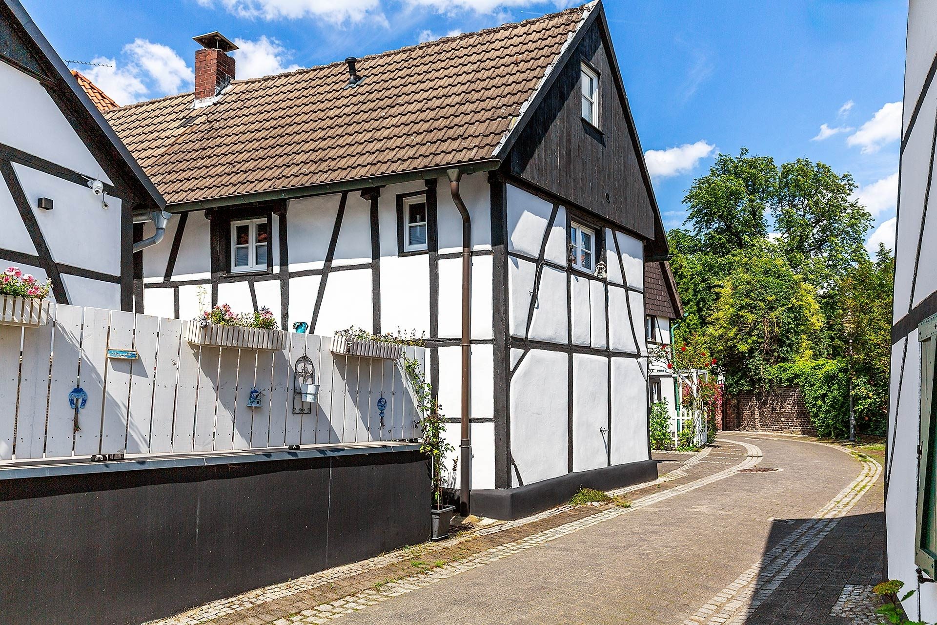 Immobilienangebot - Herten - Häuser - Historisches Fachwerkhaus im Herzen des Alten Dorfes Westerholt – HUNDT.IM